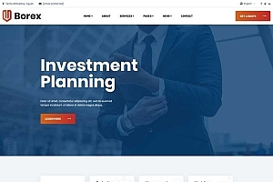 #商业保险财务咨询网站HTML模板